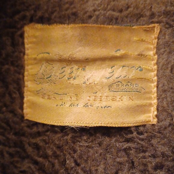 Vintage 70s Suedebane Genuine sheepskin lined Leather Marlboro Jacket XL RARE - Picture 9 of 11